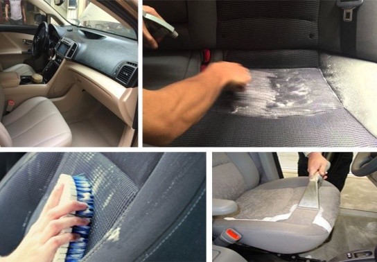Hướng dẫn cách vệ sinh ghế nỉ trong xe ô tô